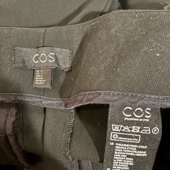 COS Wrap Front Trousers Size 4 - Picture 5 of 8